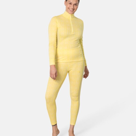 Kari Traa Rose Half Zip Mellow Yellow Uldtrøje