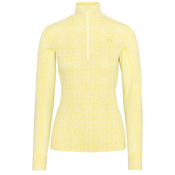 Kari Traa Rose Half Zip Mellow Yellow Uldtrøje