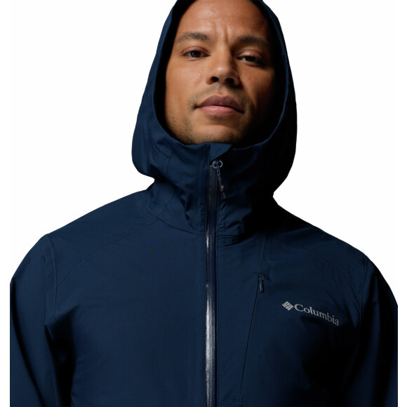 Columbia Trailborne 2.5L Shell Navy M Vandtæt jakke