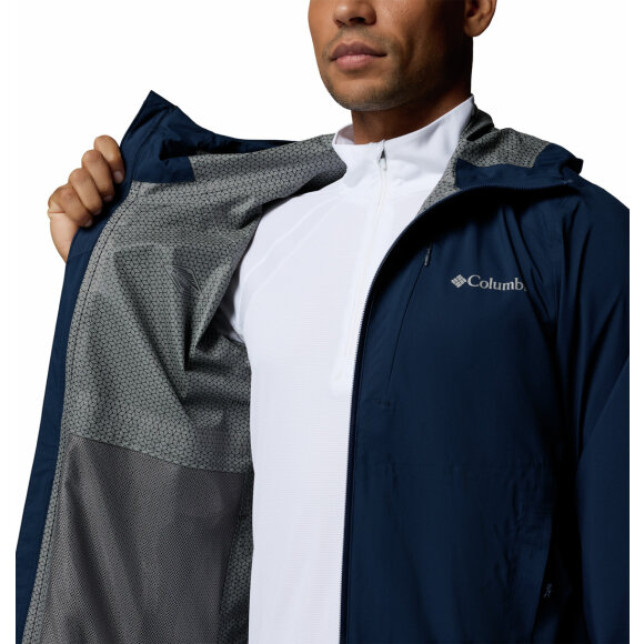 Columbia Trailborne 2.5L Shell Navy M Vandtæt jakke