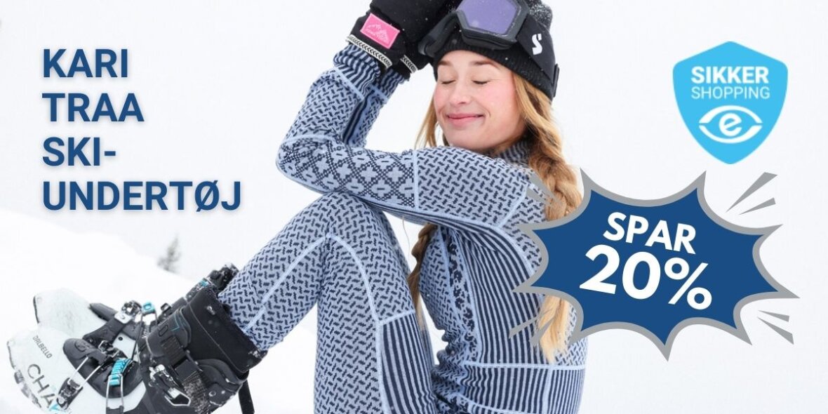 20% Kari Traa Skiundertøj