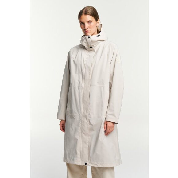 Tenson frakke Mable Parka Women Light Beige