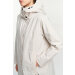 Tenson frakke Mable Parka Women Light Beige