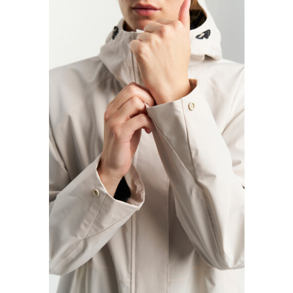 Tenson frakke Mable Parka Women Light Beige