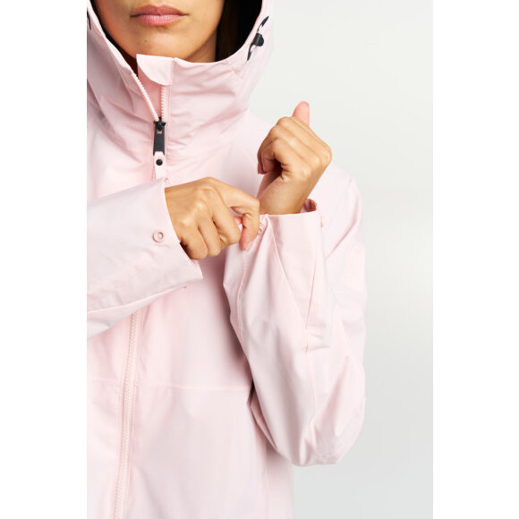 Monroe Mid Jacket Light Pink W Tenson Regnjakke