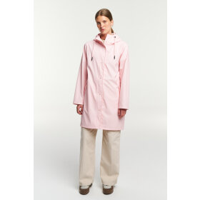 Apelviken Rain Coat Pink W Tenson regnfrakke
