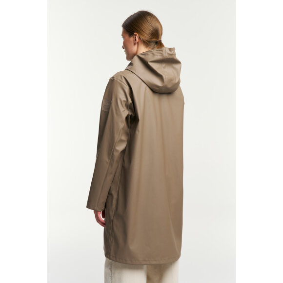 Apelviken Rain Coat Brown W Tenson regnfrakke