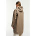 Apelviken Rain Coat Brown W Tenson regnfrakke