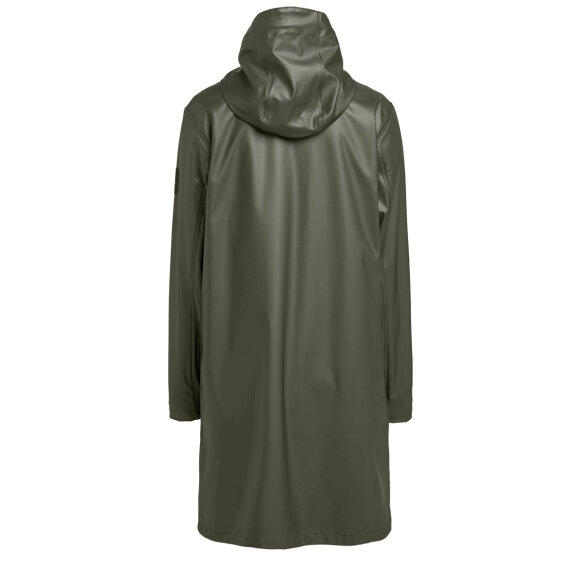 Apelviken Rain Coat Olive W Regnfrakke fra Tenson