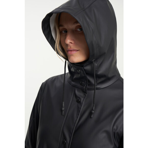 Tenson Apelviken Rain Coat Black W Regnfrakke