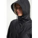 Tenson Apelviken Rain Coat Black W Regnfrakke