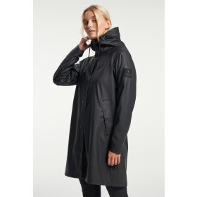 Tenson Apelviken Rain Coat Black W Regnfrakke