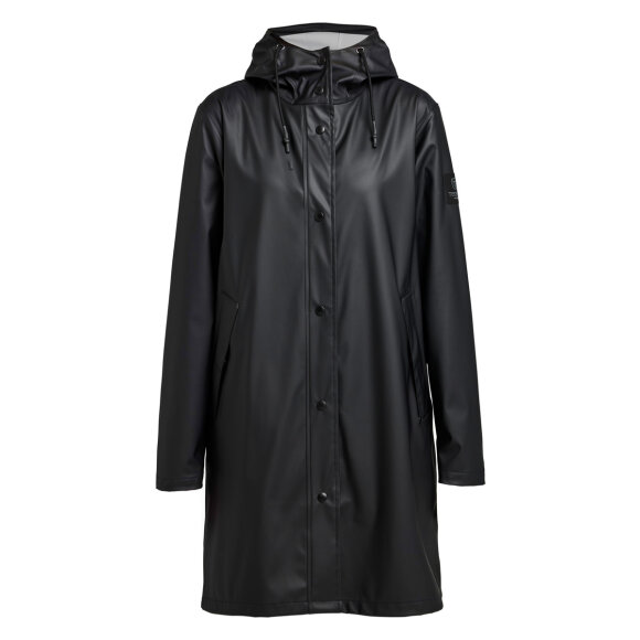 Tenson Apelviken Rain Coat Black W Regnfrakke