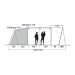 7 personers lufttelt Outwell Charleston 7 Air TC