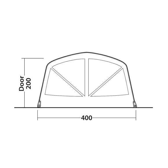 Outwell Alabama 6 Air TC Lufttelt