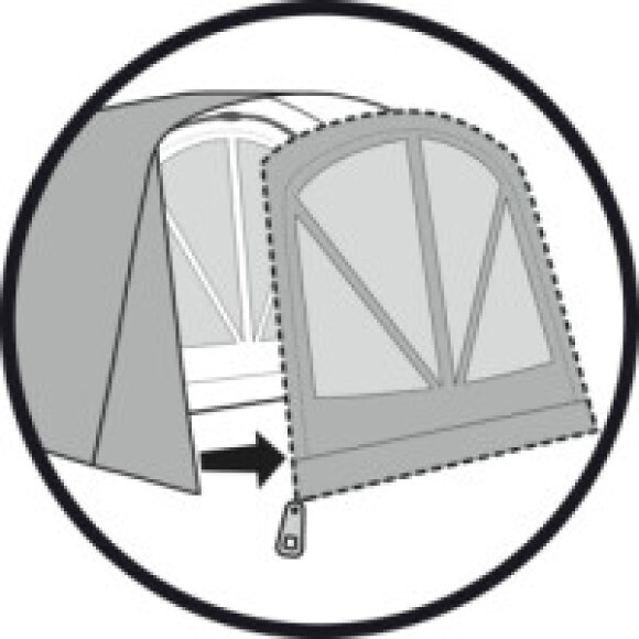 Teltet til den store familie Outwell Alabama 6 Air TC Lufttelt