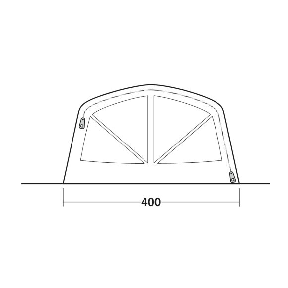 Outwell Iowa 6 Air Familietelt til 6 personer