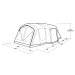 Populært telt fra Outwell Montana 6 Air Familietelt