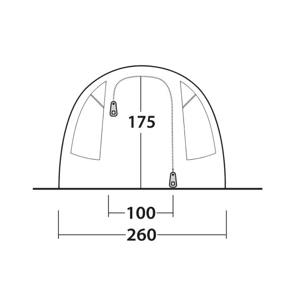 Lille 4 personers familietelt Outwell Durango 4