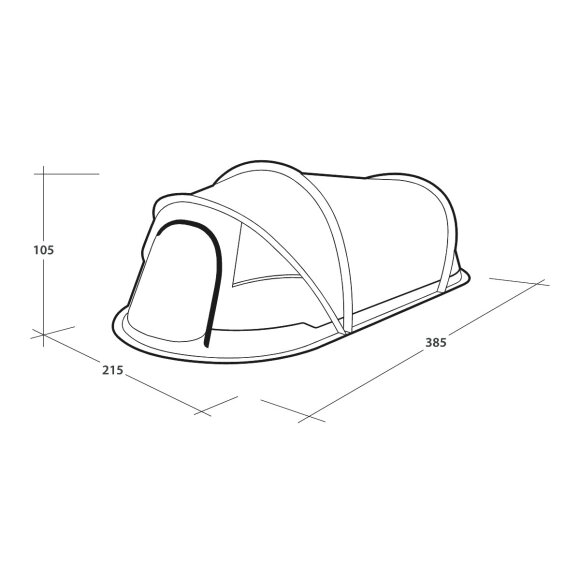 Pop-up-telt til 3 personer Outwell Nexion 3 Forest