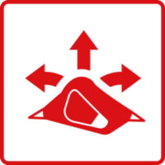 Letvægts kuppeltelt Robens Seeker 3 LW features