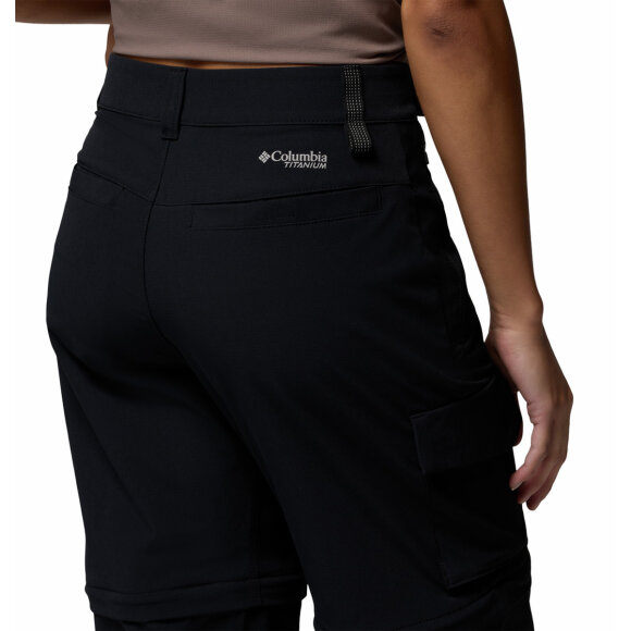 Sorte zip-off bukser - Silver Ridge Elite Convertible W Black