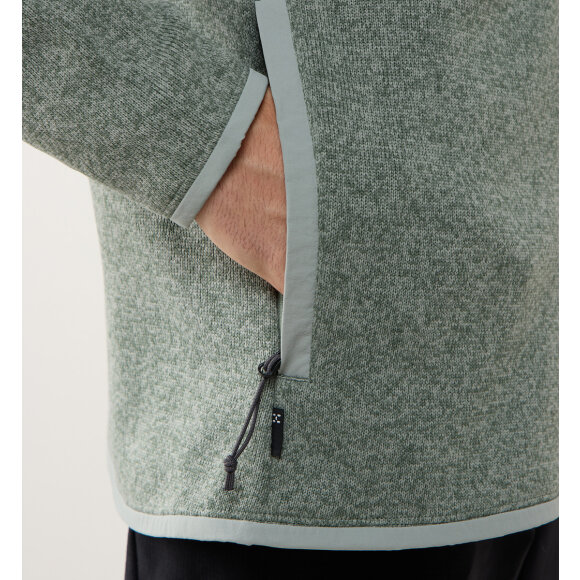 Fleecejakke til mænd - Haglöfs Swook II Mid Jacket Green