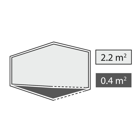 Robens 2 personers Letvægtstelt Chaser 2 LW