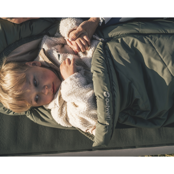 Outwell Convertible Junior DustyGreen Børnesovepose