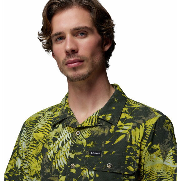 Tech Trail Utility Printed SS Antique Moss