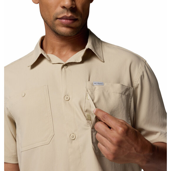 Columbia Silver Ridge Utility SS Shirt Fossil