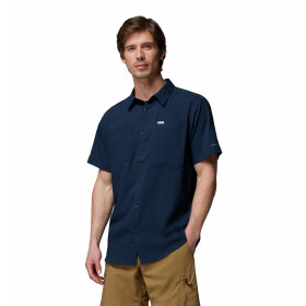 Columbia Silver Ridge Utility SS Shirt Navy