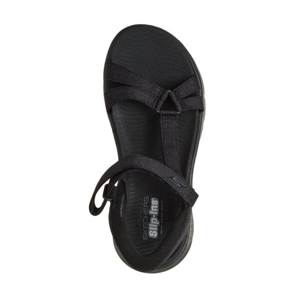 Go Walk Flex Sandal Illuminate sort sandal