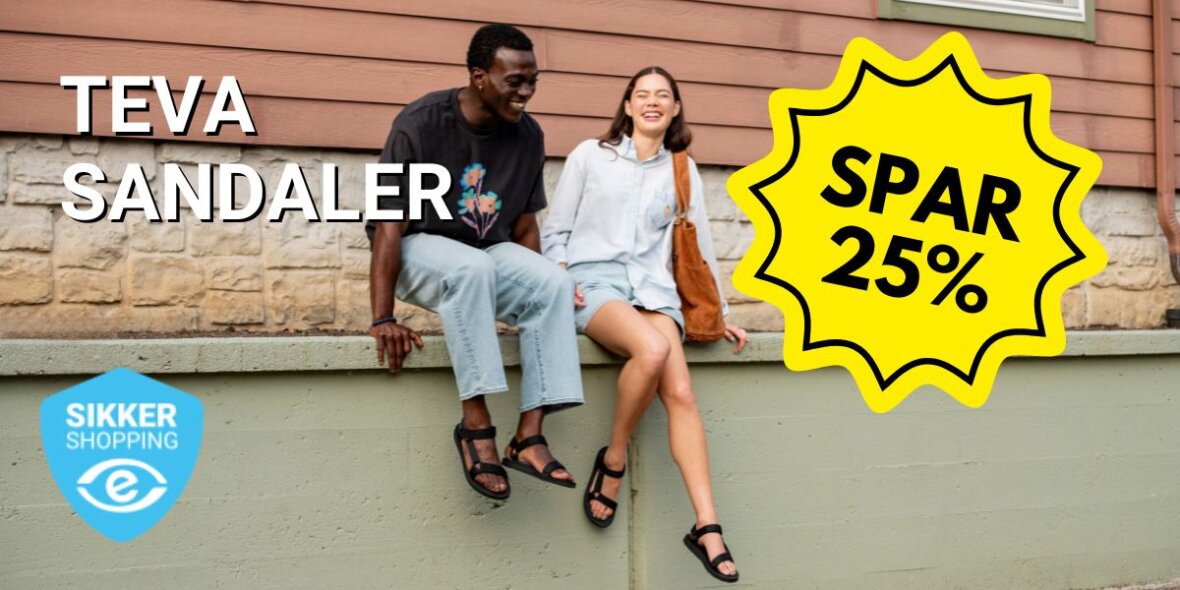 Teva sandaler spar 25%