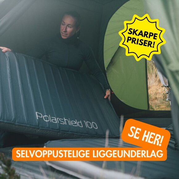 Liggeunderlag til camping og vandreture