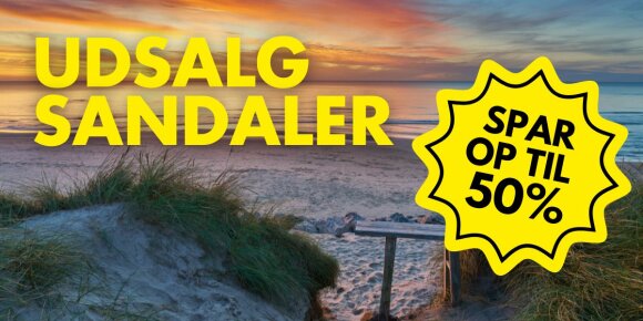 Sandaler på udsalg spar op til 50%