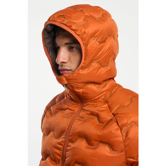 Tenson Miyabi Hood Down Herrejakke Dark Orange