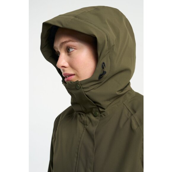 Tenson Trudy Parka Dame Grøn