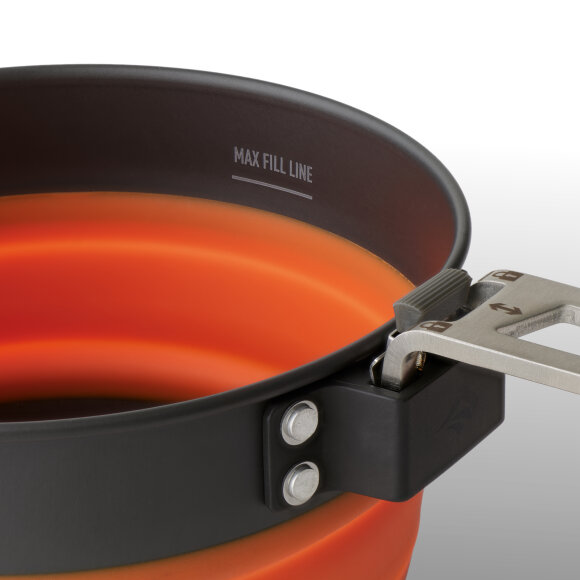 Sea 2 Summit Collapsible Pot 1L Puffins Bill Orange