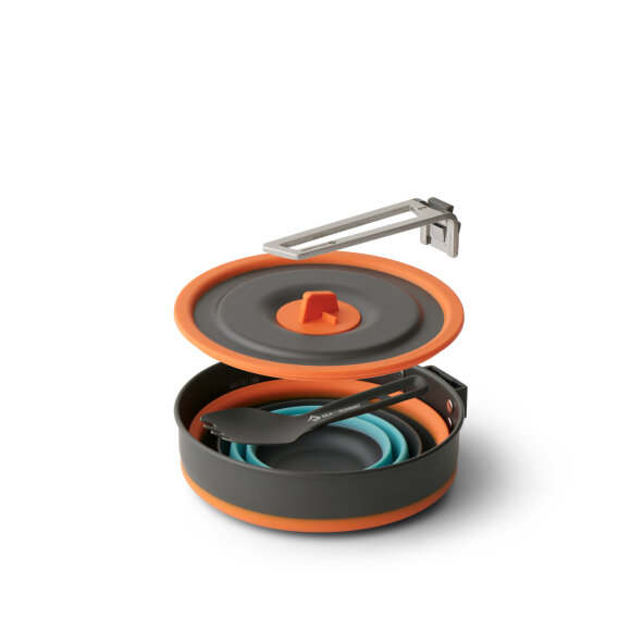 Sea 2 Summit Collapsible Pot 1L Puffins Bill Orange
