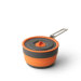 Sea 2 Summit Collapsible Pot 1L Puffins Bill Orange Sea 2 Summit Collapsible Pot 1L Puffins Bill Orange