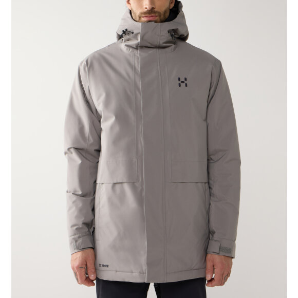 Haglöfs Salix Proof Mimic Parka Men Stone Brick