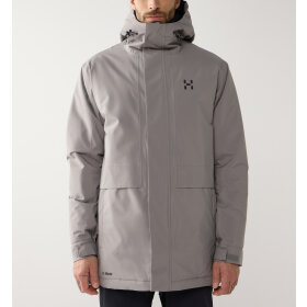 Haglôfs Salix Proof Mimic Parka Men Stone Brick