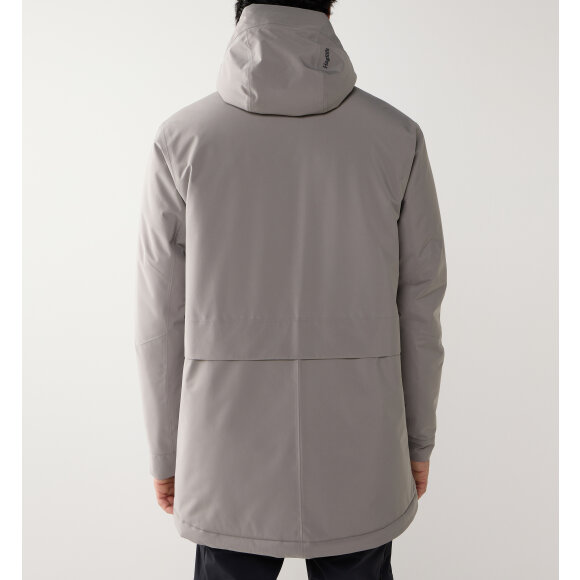 Haglöfs Salix Proof Mimic Parka Men Stone Brick