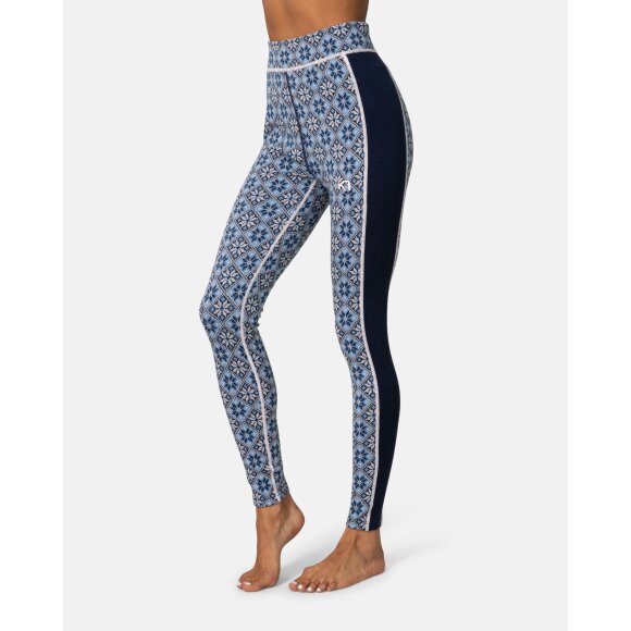 Kari Traa Rose High Waist Base Layer Pants Dark Navy