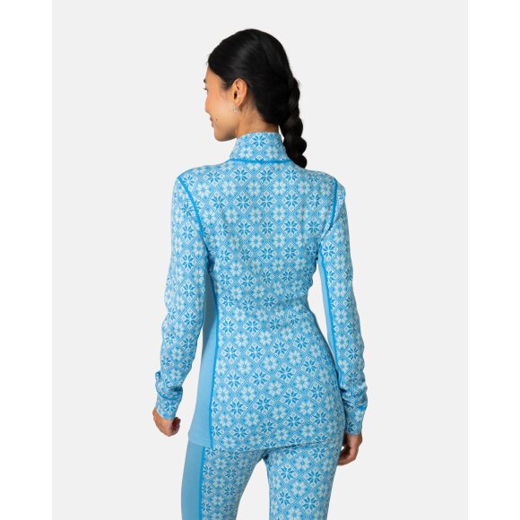 Kari Traa Rose Half Zip Base Layer Top Ocean