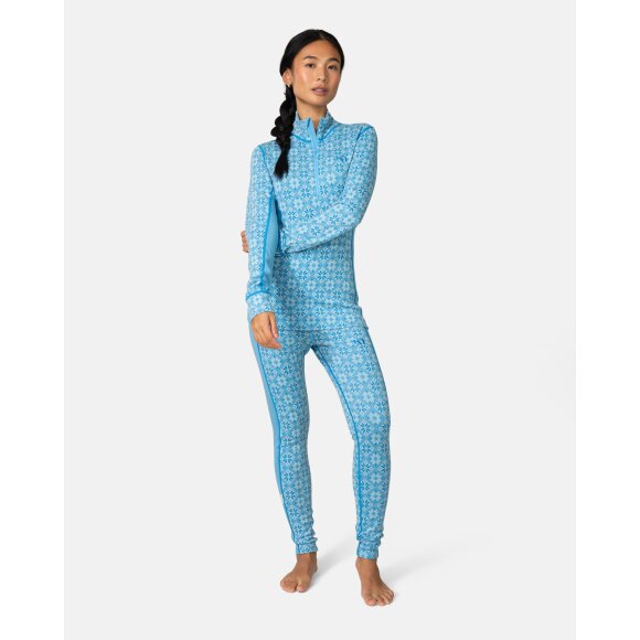 Kari Traa Rose Half Zip Base Layer Top Ocean