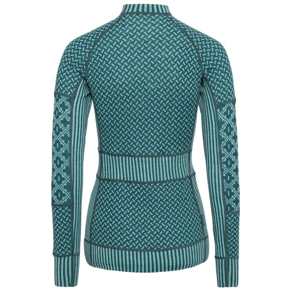 Kari Traa Smekker Long Sleeve Baselayer Top Peacock