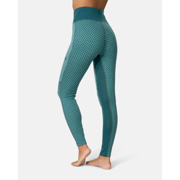 Kari Traa Smekker High Waist Base Layer Peacock